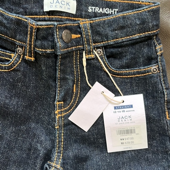 NWT Janie & Jack 12 - 18 month Jeans - Picture 2 of 3